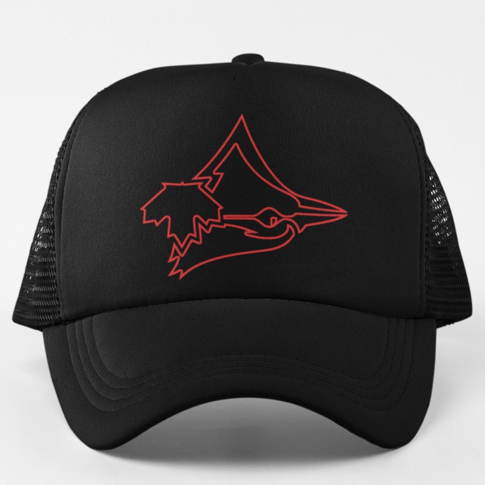 NEW Toronto Blue Jays Stranger Things Upside Down Foam Trucker Mesh Snapback Hat